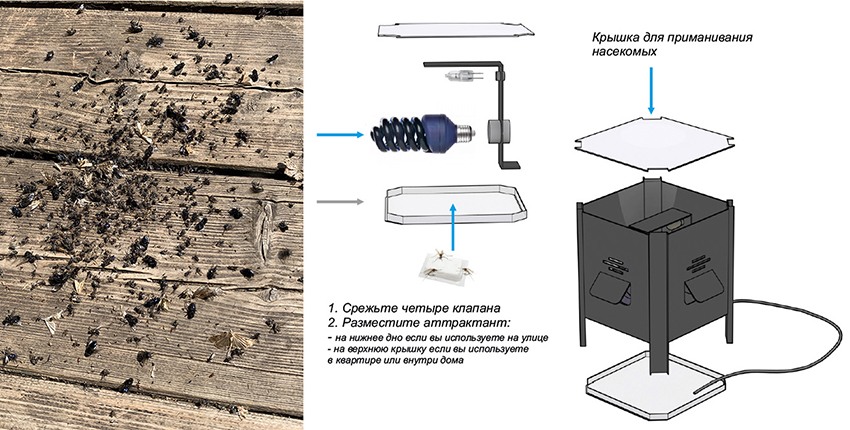 Универсальный уничтожитель летающих насекомых SITITEK Mosquito Cube